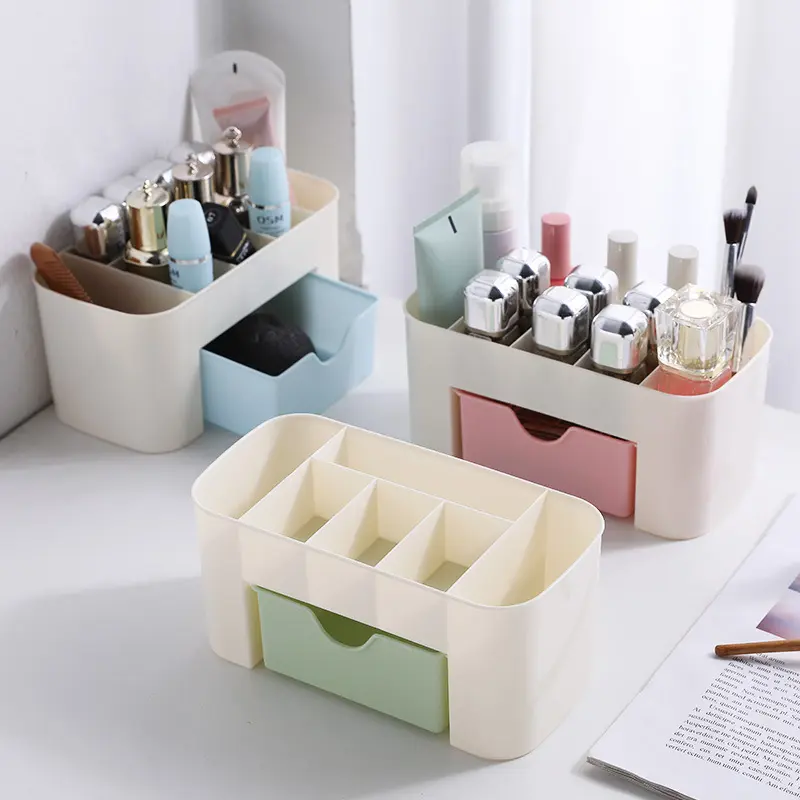 Rak Tempat  Kosmetik Plastik Mini Serbaguna 1