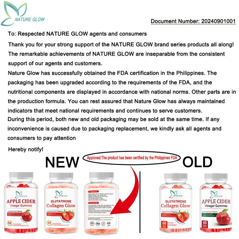 FDA Approved】Nature Glow 60PC glutathione collagen gummies glutathione collagen FDA Approved】Nature Glow 60PC glutathione collagen gummies glutathione collagen