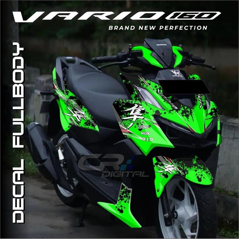Decal Vario 160 Motif Hayabusa Jepang  +Bonus Laminasi glossy/doff 5