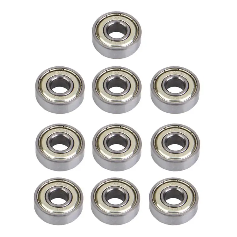 10 chiếc Vòng bi trượt băng nội tuyến & con lăn, trượt băng 608 Zz 2