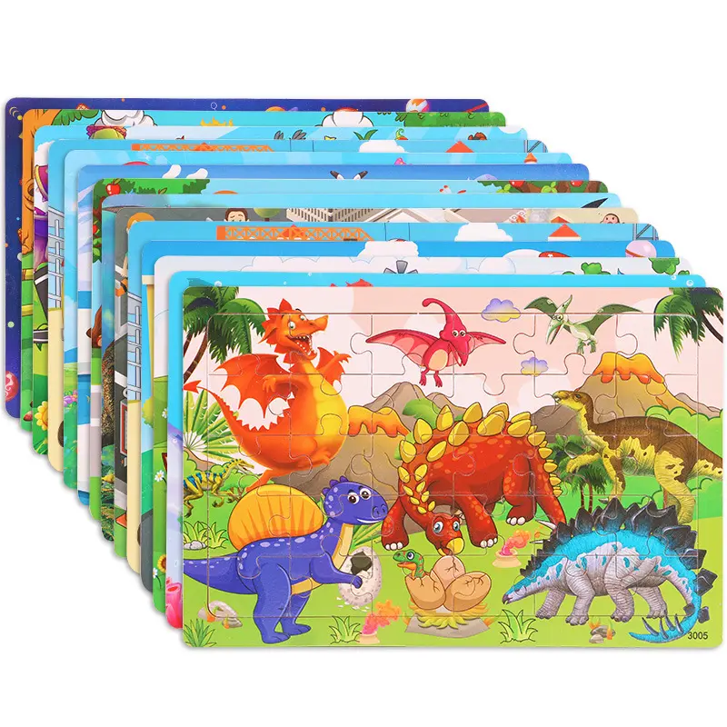 MAINAN EDUKASI ANAK PUZZLE KAYU 30 PCS KARAKTER LUCU / JIGSAW PUZZLE 2