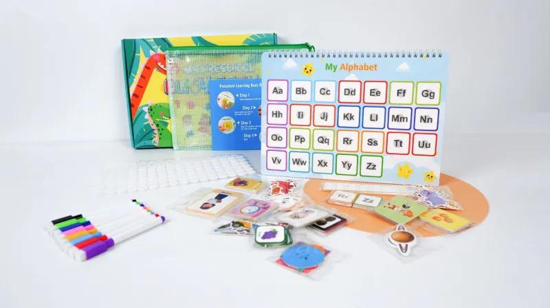 Product Introduction of Montessori Busy Book for Toddlers Preschool Learning Activities Kids Sensory Travel Toy Early Education Workbook Binder Gift Toy 7