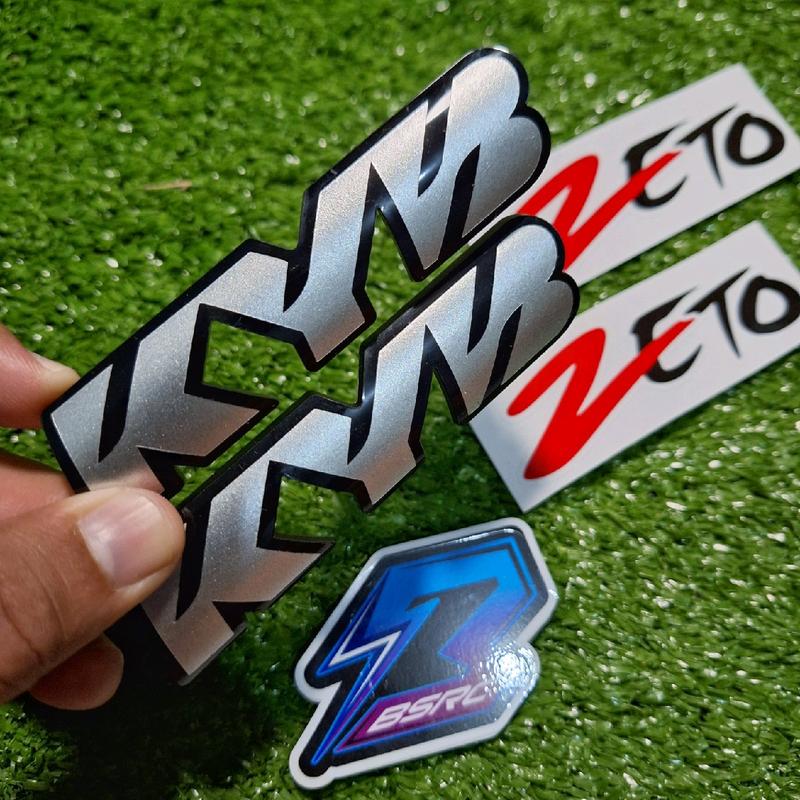 emblem KYB timbul sepasang sudah memgunakan lem 3M, BONOS STICKER KYB 0