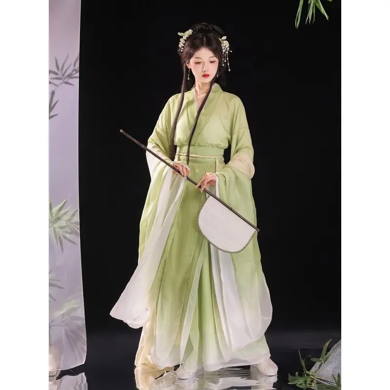 Quần Áo Trung Quốc Hán, Chính Hãng, Phong Cách Triều Đại Nam Bắc, Váy Tay Lớn, Dành Cho Nữ 5