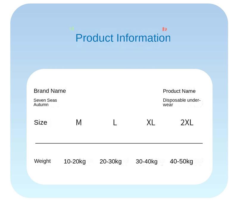 Product Introduction of Children's Disposable Underwear Girls' Travel Outdoor Student Sterile Disposable Girls' Boxer Sweat-Absorbent Breathable Daily Disposable Pants 0