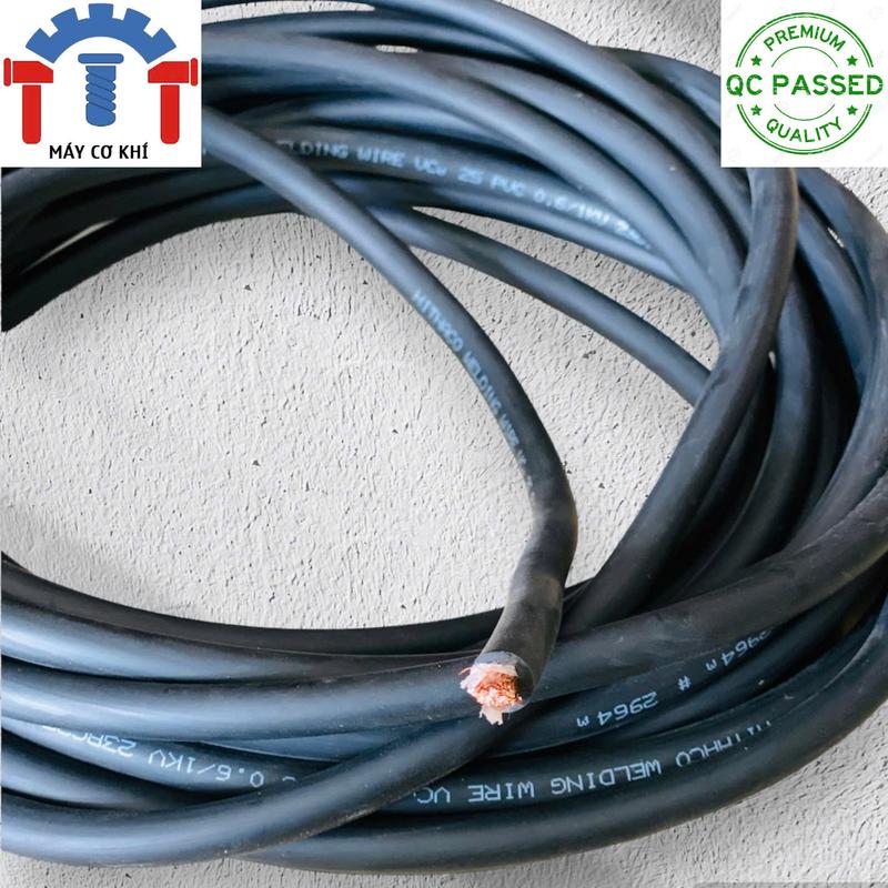 dây hàn 25mm lõi đồng 5mm chuyên các dòng máy hàn 2,5mm-4mm 4