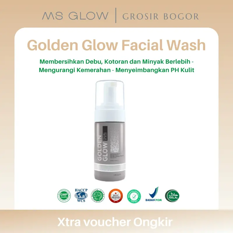 MS GLOW - GOLDEN GLOW FACIAL WASH - 100 ML 0