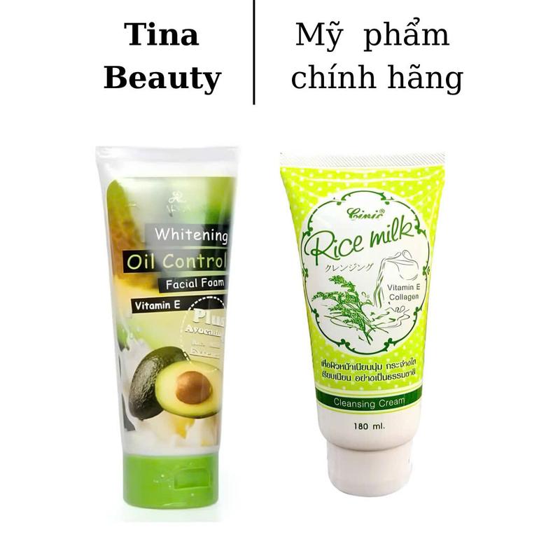 COMBO 2 Tuýp Sữa Rửa Mặt Bơ Aron Gạo Thái Lan 2