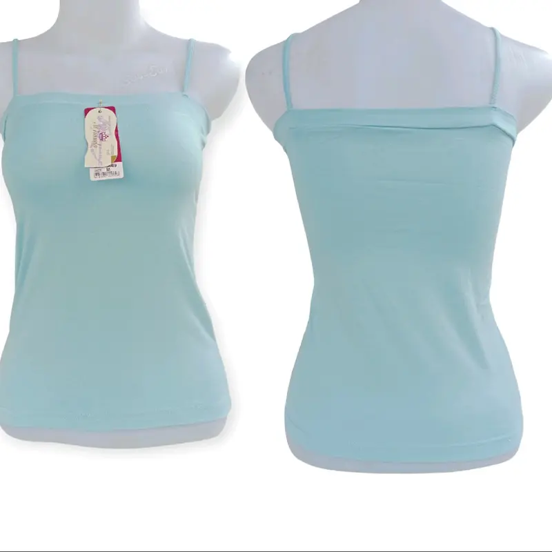 Square top Camisole / Atasan Wanita Tanpa Busa Tanktop Miranda Rayon  Melar  remaja sage atasan tank & tube  fit Crop 4
