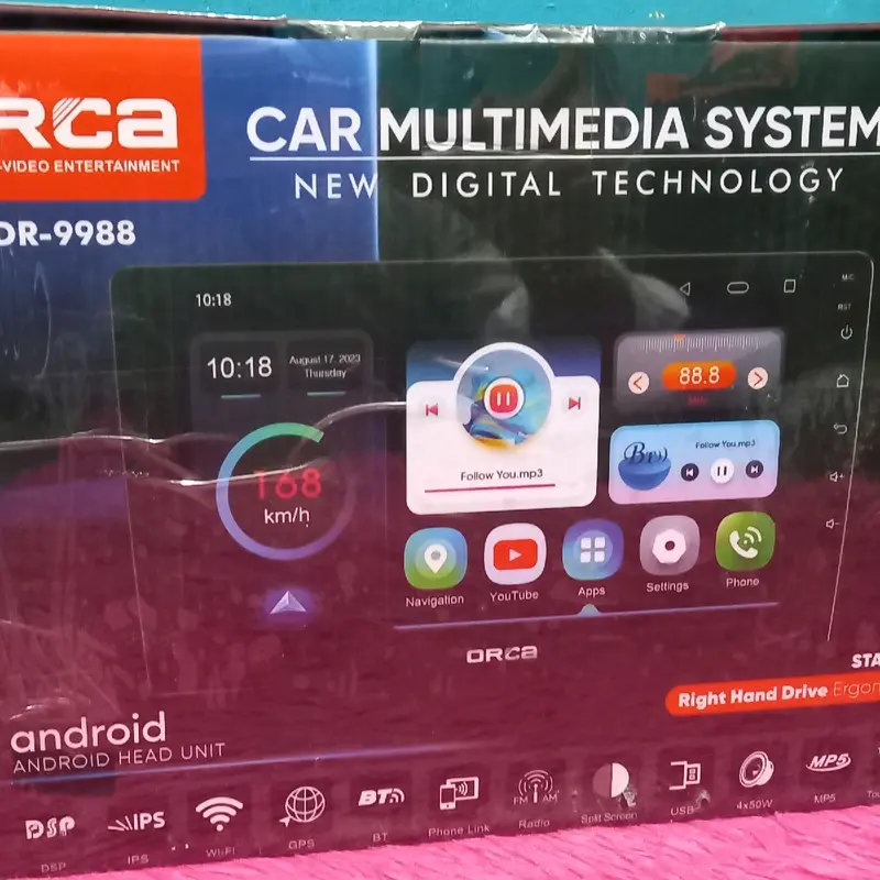 HEAD UNIT ORCA LAYAR 10 INADR-9988 New Standard Ram 4GB/128GB 1