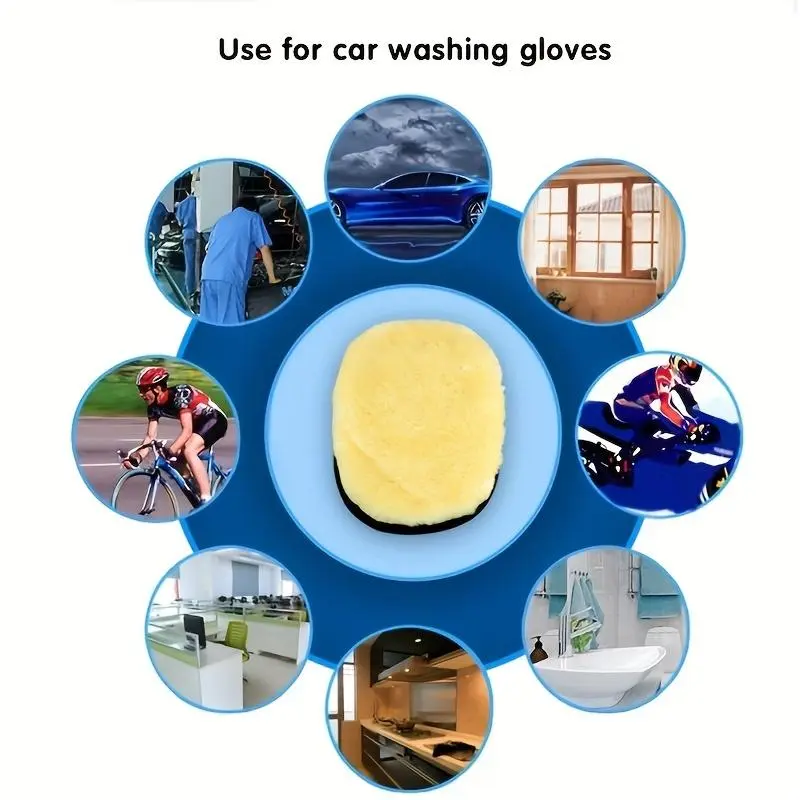 Car Cleaning Brush, Car Interior Cleaning Brush, Soft Glove Car Cleaning Tool, Universal Car Interior Cleaning Brush, Suitable for Car, Motorcycle, Washing Machine 7