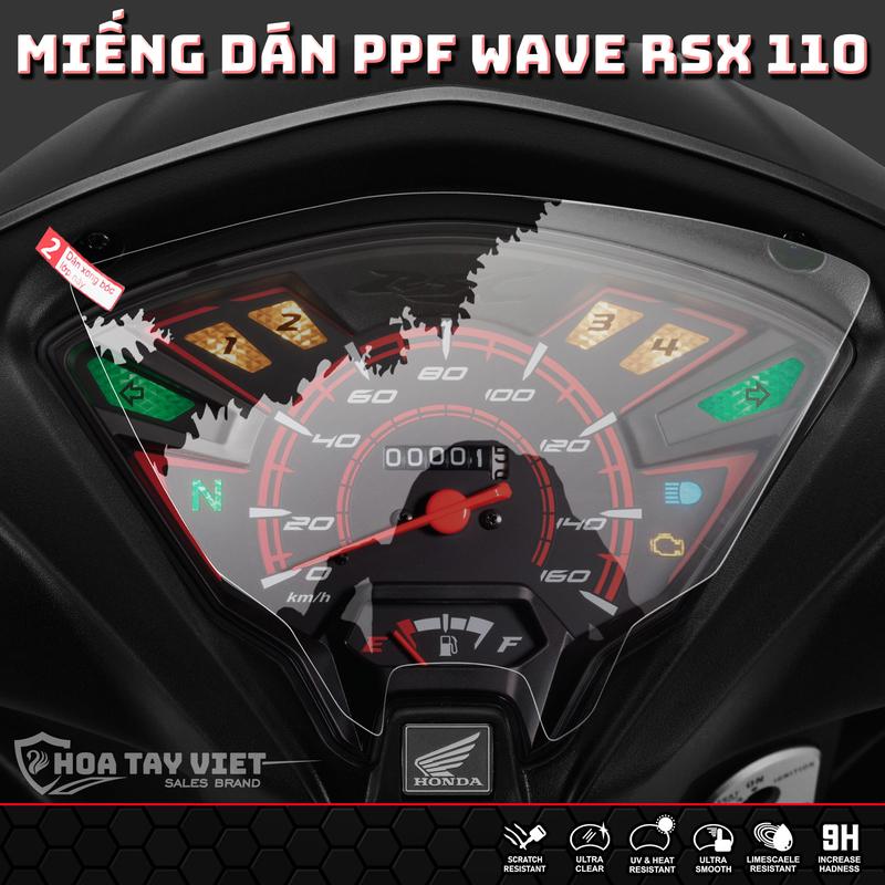 PPF WAVE RSX | Miếng dán PPF bảo vệ wave RSX cao cấp phục hồi mặt đồng hồ RSX