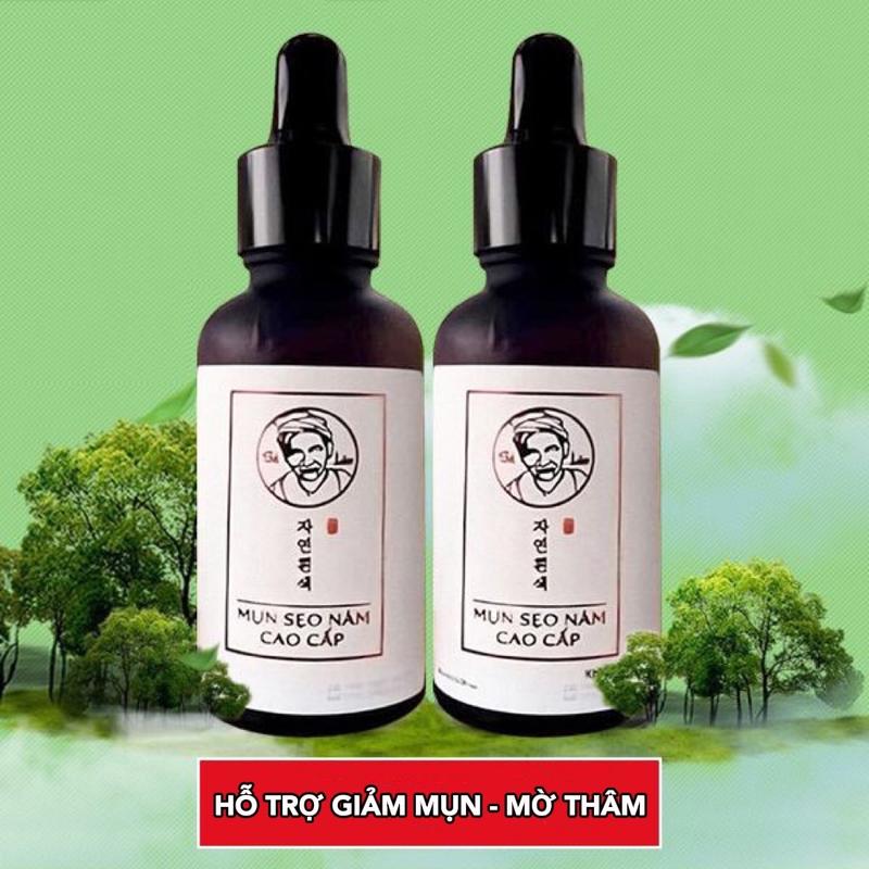 Combo 2 Serum Sạch Mụn Thâm Sẹo Rỗ Lâu Năm Cao Cấp Bà Lão-Kèm Mặt Nạ Dưỡng Da Sau Liệu Trình Dành Cho Mọi Loại Da Cả Nam và Nữ Không chứa paraben -Skincare-Hỗ trợ giảm mụn thâm Bà Lão