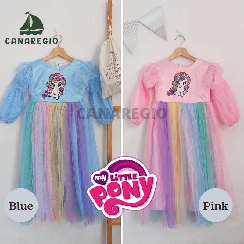 MY LITTLE PONY / BAJU ANAK PEREMPUAN UNICORN /DRESS MY LITTLE PONY /BAJU ANAK UNICORN /BAJU LITTLE PONY / BAJU MUSLIM KUDA PONI /GAUN PESTA KUDA PONY / GAUN ANAK PEREMPUAN Fashion 3