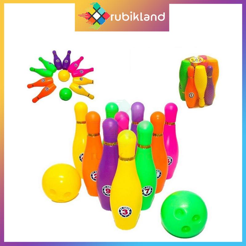 Product Introduction of [10 Ki] Bộ Bowling Cho Bé Cỡ To Bằng Nhựa Đồ Chơi Trẻ Em Vui Chơi Vận Động Thể Chất Phát Triển Tư Duy - Little Kobo 18