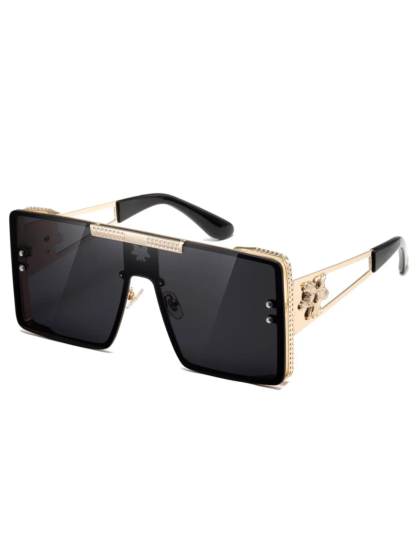 Summer Outfits 2024 Flat Frame Sunglasses, New Personality Travel Accessories for Women & Men, Lightweight and Durable for Outdoor Sun Protection Glasses for Daily Use