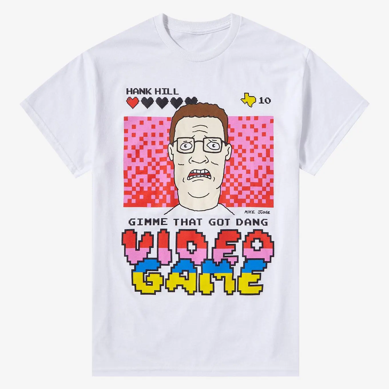 King Of The Hill Hank Hill Video Game Graphic T-Shirt, Gift for Women and Men