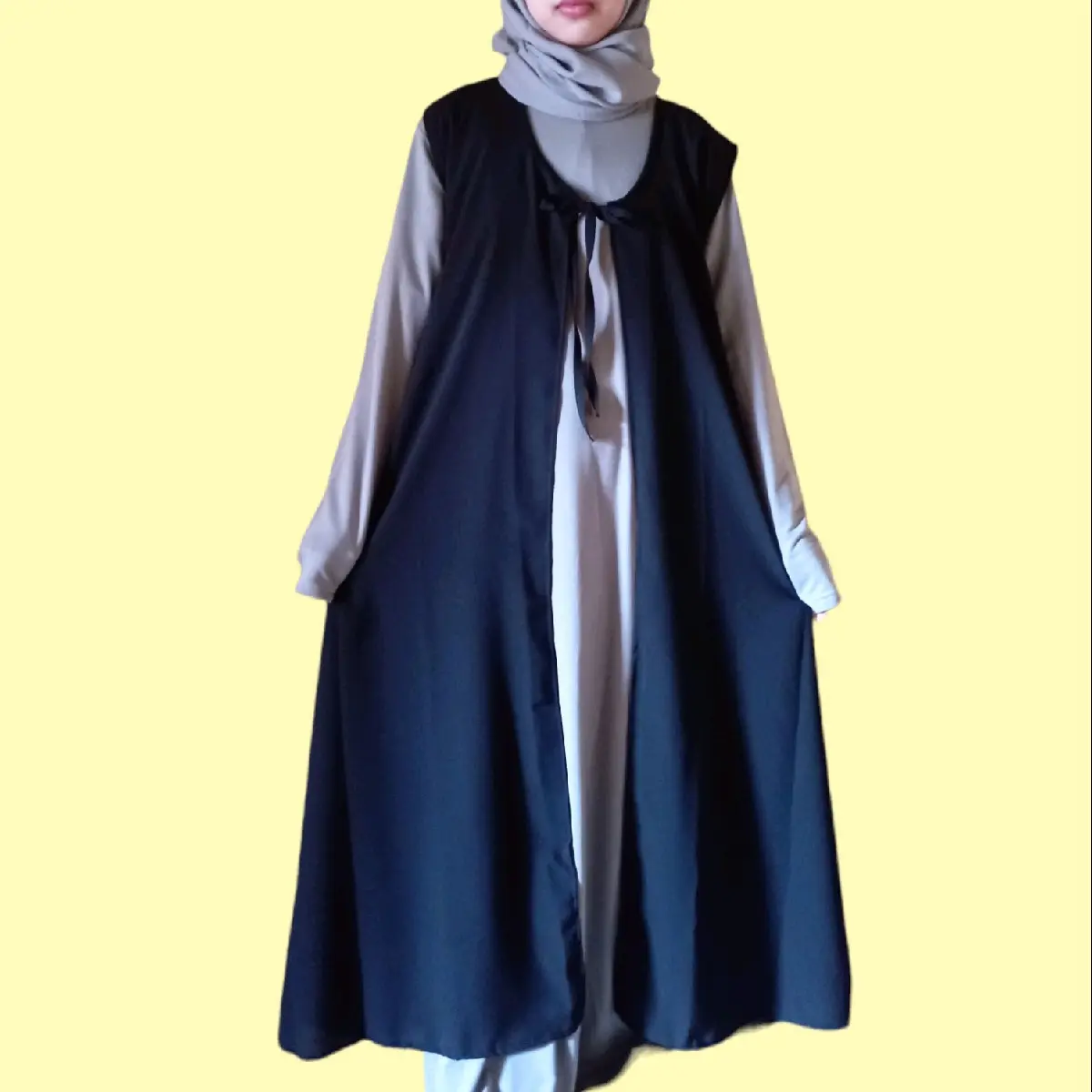 mecca outer diamond series / long outer tanpa lengan