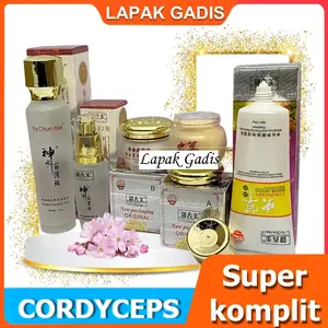Paket Platinum Lengkap 5 item Cordyceps Original  Paket Skincare Pelembab Wajah
