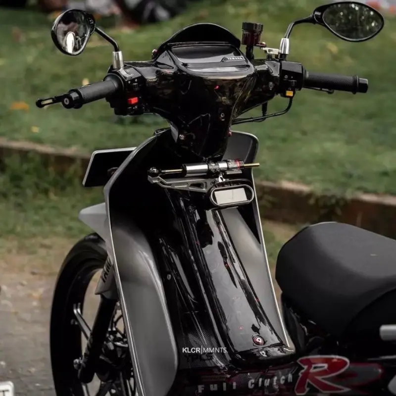 stabilizer matris f1z r pendek carbon dan silver set braket stabiliser fizr all bebek dan matic 3
