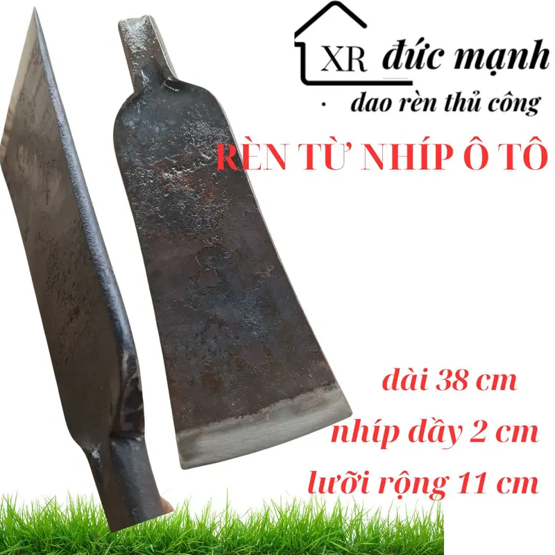 Dụng cụ làm vườn, thuổng bản thẳng,dùng đào cây ,đào đất, chất liệu rèn từ nhíp xe, 1,5kg~2kg 0