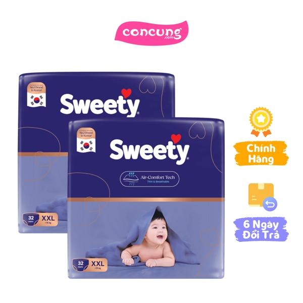 Combo 2 Tã quần Sweety cỡ XXL 32 miếng