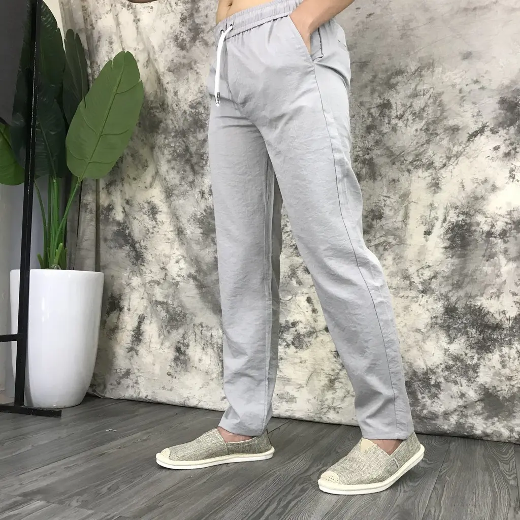 QUẦN BAGGY ĐŨI DÀI, QUẦN ĐŨI DÀI NAM DÂY RÚT Menswear Pants