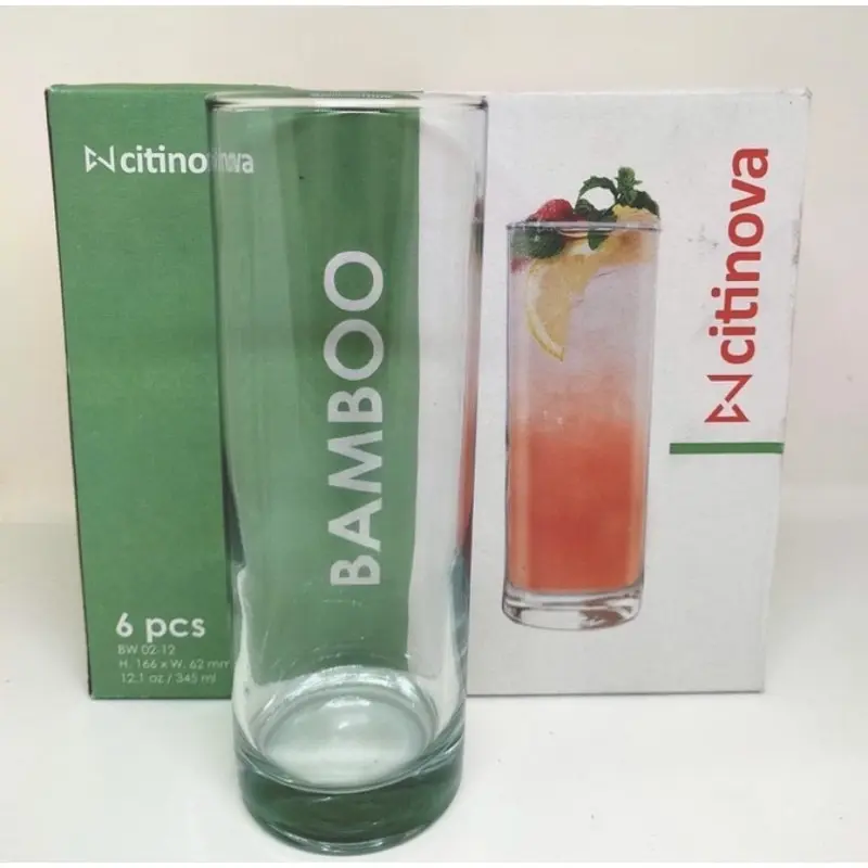 Citinova Gelas Bamboo Bw02-12 340ml 2