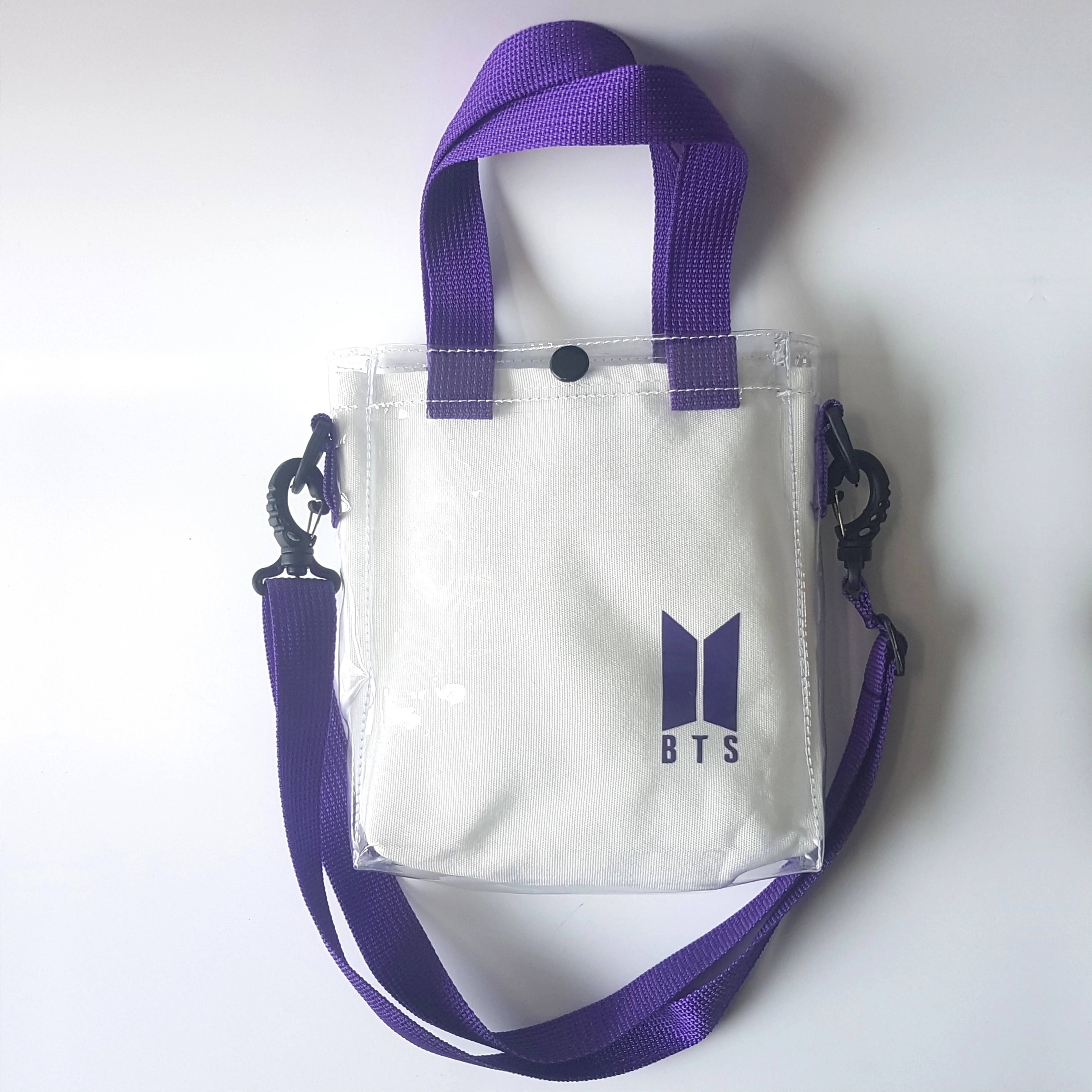 TAS SELEMPANG BTS SLING BAG KANVAS MIKA TALI PANJANG DAN PENDEK KPOP KOREA slingbag