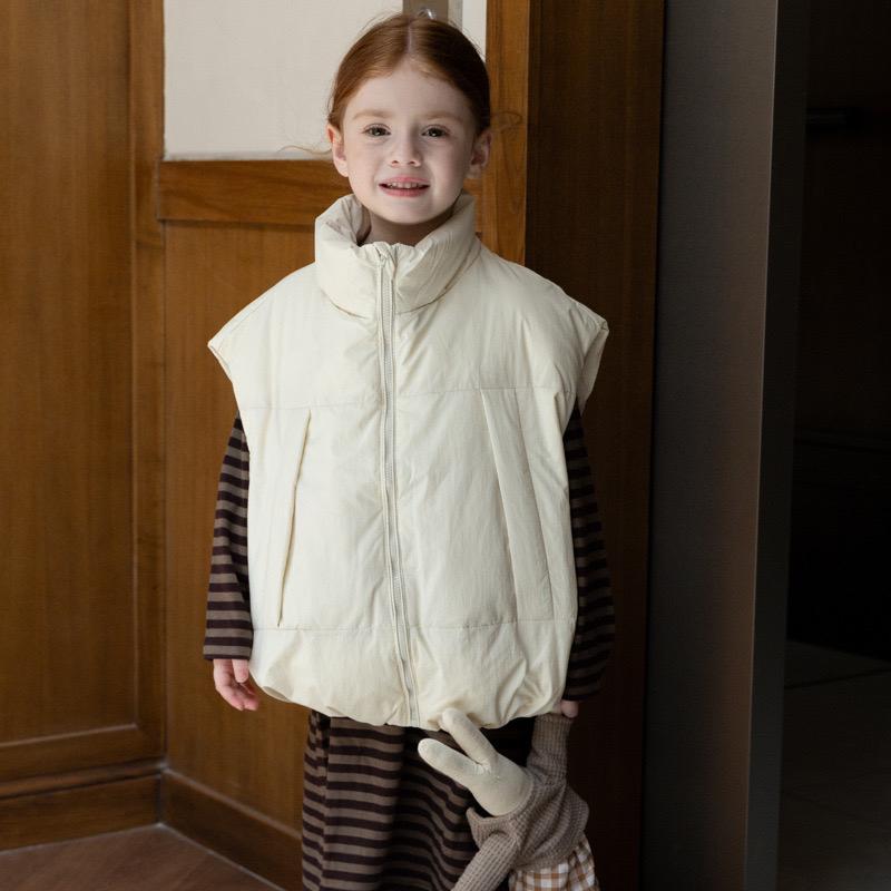 Product Introduction of Áo phao gile form bomber siêu xinh 3 màu kem/ghi/đen cho bé 4