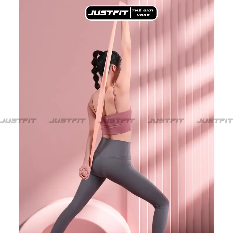 Dây Flexband kháng lực JUSTFIT cao su thun đàn hồi tập Gym Yoga Pilates Thể Lực 1.5M Dây Kháng Lực Tập Yoga 2