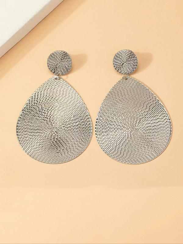 Boho Style Water Drop Design Dangle Earrings, Exaggerated Geometric Pendant Earrings for Women, Fashion Jewelry for Party, Daily Decor, Trendy All-match & Exquisite Jewelry for Birthday Gift 4