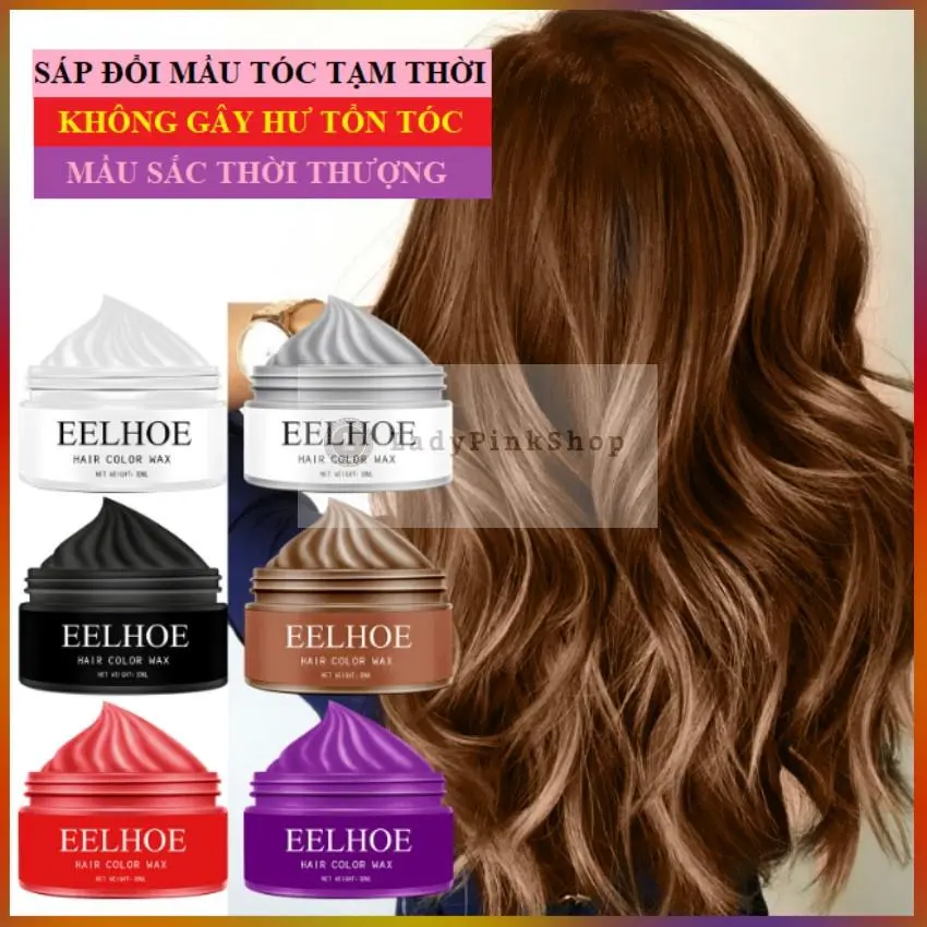 Sáp Nhuộm Mầu Tóc EELHOE 30ml/Hộp 06 Màu Thời Trang Cá Tính Chọn Lựa