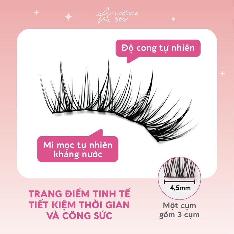 (Quà Tặng) - 1 Hộp Nhỏ Lông Mi Giả Tự Nhiên Phân Loại Ngẫu Nhiên Anime baby - Tai Thỏ - Sunflower - Douyin 2
