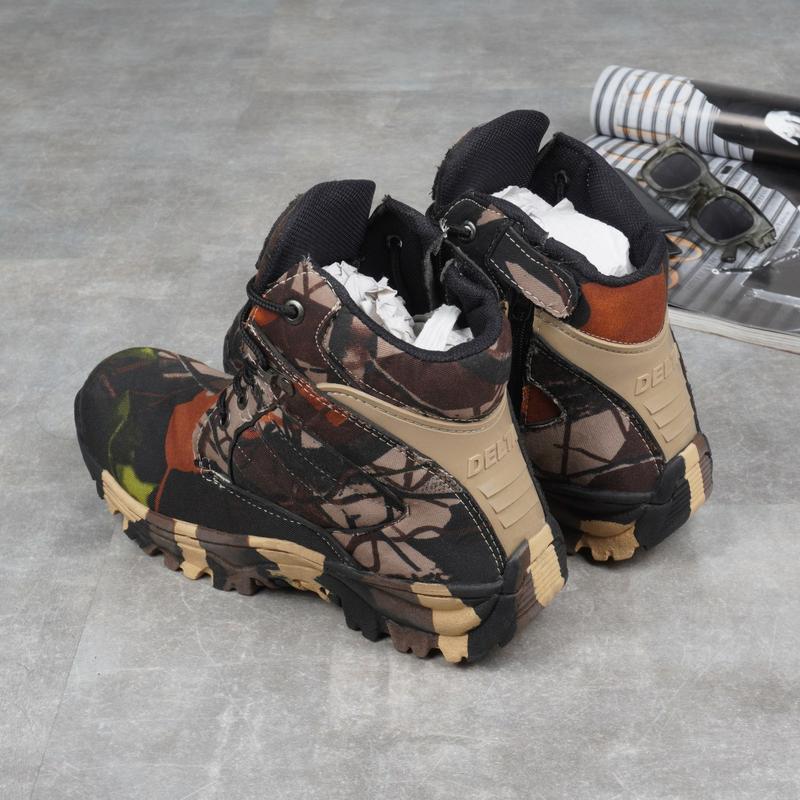 SEPATU DLTA CAMO LORENG 6INC BOOTS SAFETY TOURING TRAKING KERJA PROYEK LAPANGAN UJUNG BESI Shoes Pria 4