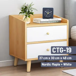 Meja Nakas Meja Samping Kamar Tidur Minimalis Bedside Table Meja Sudut Ruangan