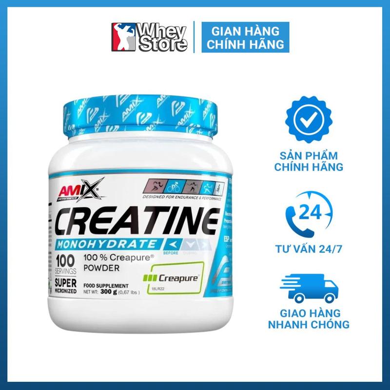 Bột Uống Creatine Amix Creatine Monohydrate Creapure 300g | WHEYSTORE