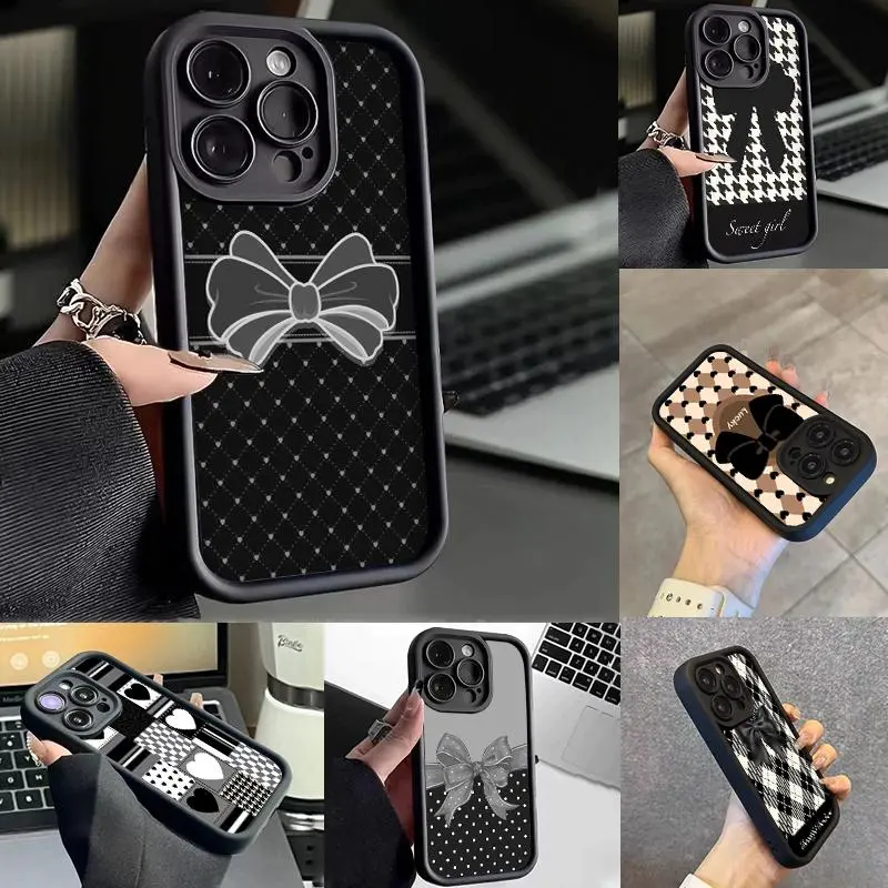 Pro Camera Softcase For Redmi 14C 14R 12 5G 13 13C 4G Case Indah Bow Tie Silicone Shoftcase