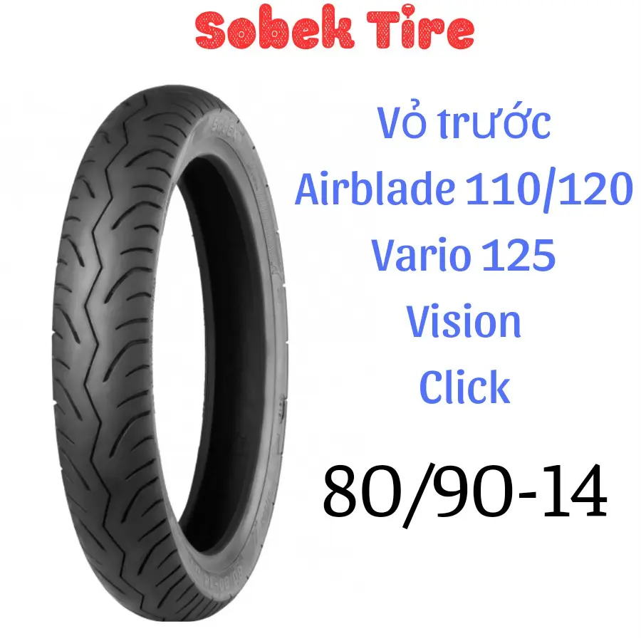 Vỏ Sobek trước / sau cho các dòng xe Airblade/ Vario/Vision/Click/ Sh Mode Cao Su Lốp