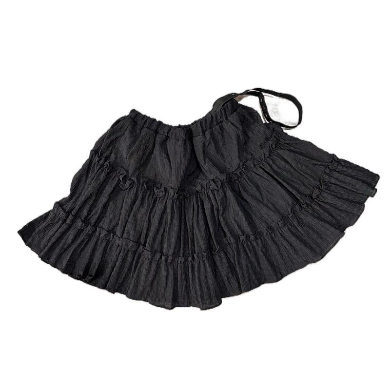 Váy Bầu ,Chân Váy Bầu Xoè ,Dáng Ngắn Chất Vải Xốp Mềm Phối Bèo 2 Tầng Phong Cách Hàn Quốc Dành Cho Mẹ Bầu Voi Đầm Bầu 5