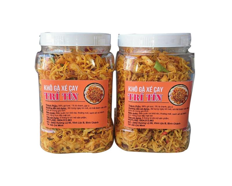  1kg khô gà lá chanh - khô gà TRÍ TÍN 