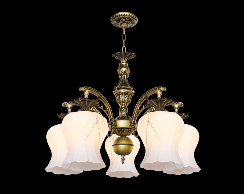 đèn chùm phòng khách, đèn thả ban công cổ điển