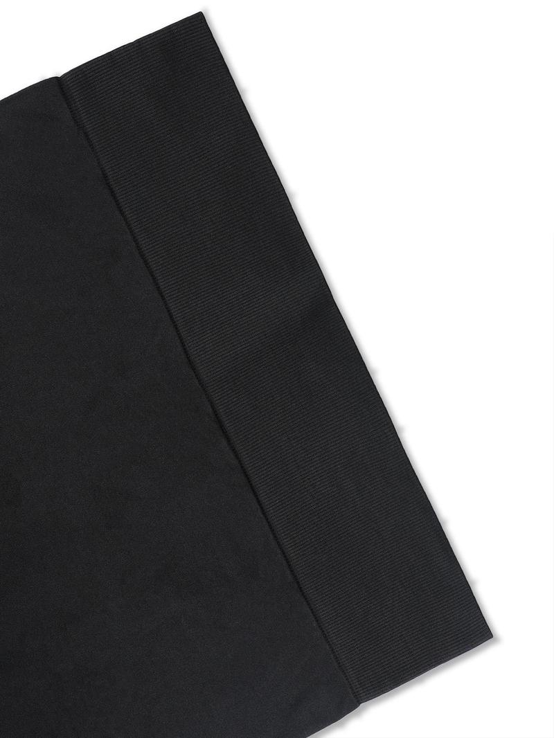 Product Introduction of 【Plus Size】 Solid High Waist Sports Leggings, Breathable Quick Drying Comfortable Tummy Control Skinny Pants, High Stretch Yoga Leggings, Ladies Sportswear for Indoor Outdoor Wear 7