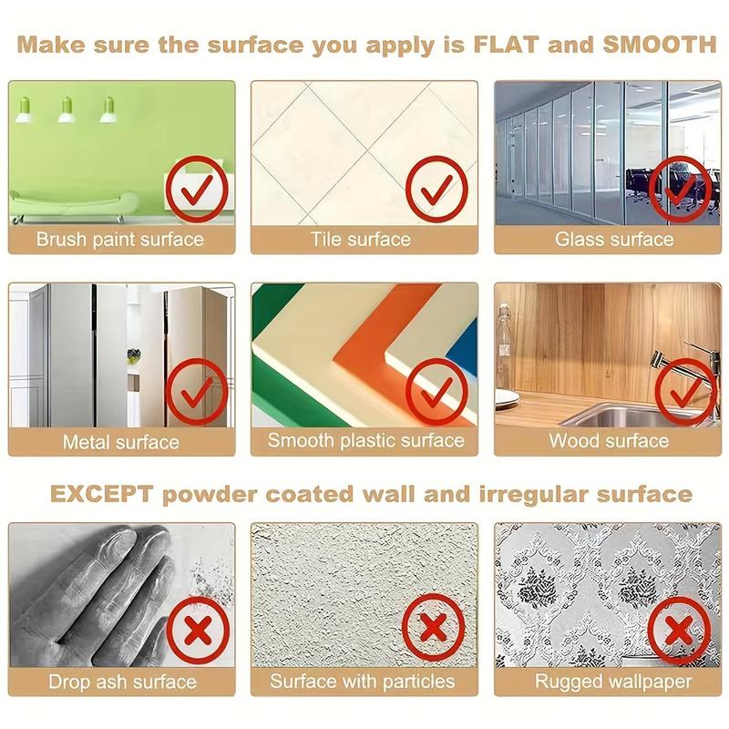 Geometric Pattern Kitchen Tile Sticker, 1 Roll Waterproof Decorative Wall Sticker, Self Adhesive Wallpaper for Home Kitchen Decor 7