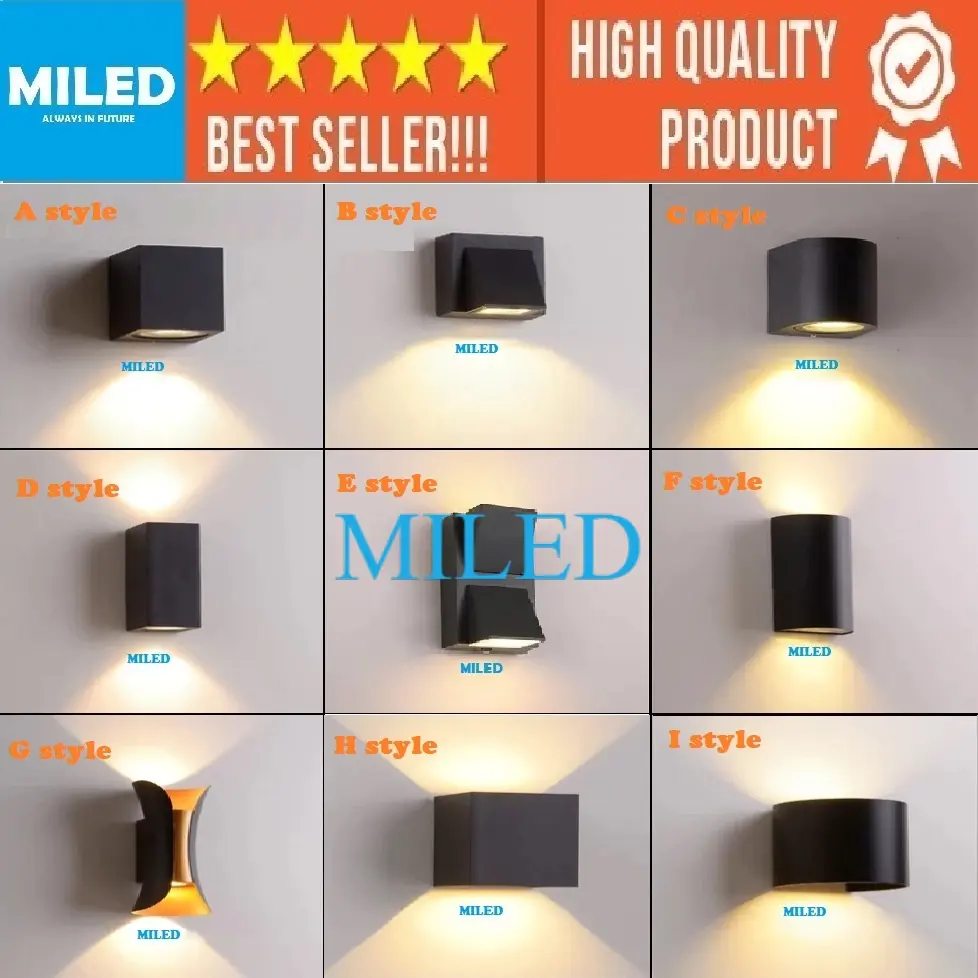 LAMPU DINDING TERAS MINIMALIS / LAMPU HIAS / LAMPU PILAR/ LAMPU TAMAN OUTDOOR INDOOR ANTI AIR MODERN