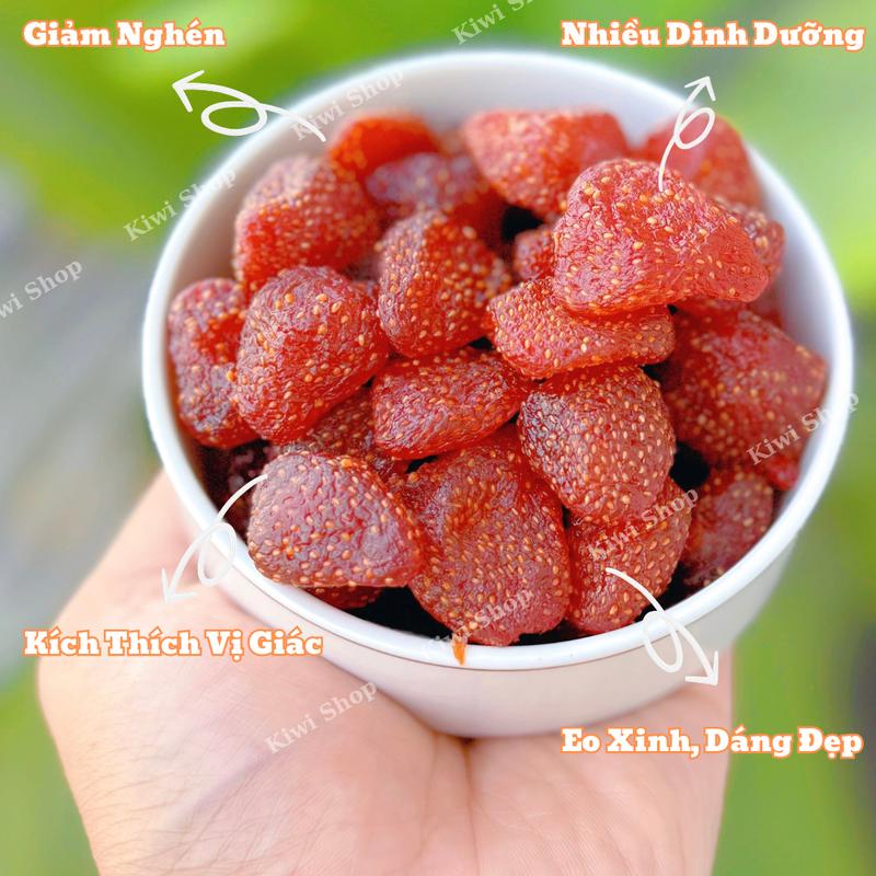 Dâu Tây Sấy Lạnh HŨ 250GR, 500GR - KIWISHOP