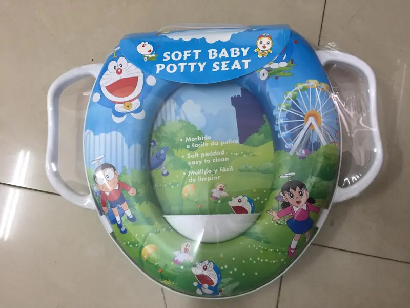 Soft Baby Potty Seat Pooh / Cars / Nemo / Doraemon / Batman / Thomas / Spiderman (Dudukan Toilet Anak) 7