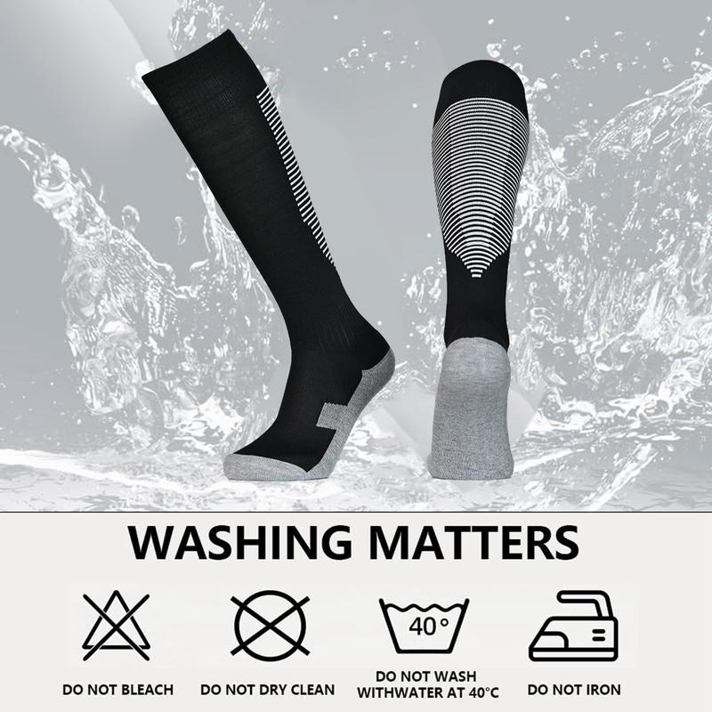 Product Introduction of 1 Pairs long Soccer Socks Sport Knee High Socks Compression Athletic Socks Athletic Football Socks for Adult Teens 18