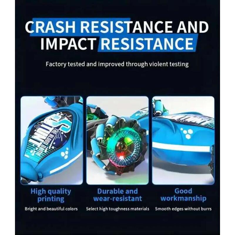 Product Introduction of Gesture sensing Morphing remote control car Children's toys Twist four-wheel drive climbing stunt boy rechargeable off-road vehi 6