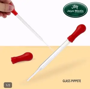 PIPET TETES DOT PENDEK MERAH PREMIUM ISI 10 PCS